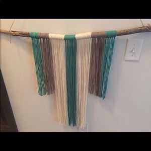 Handmade yarn wall art